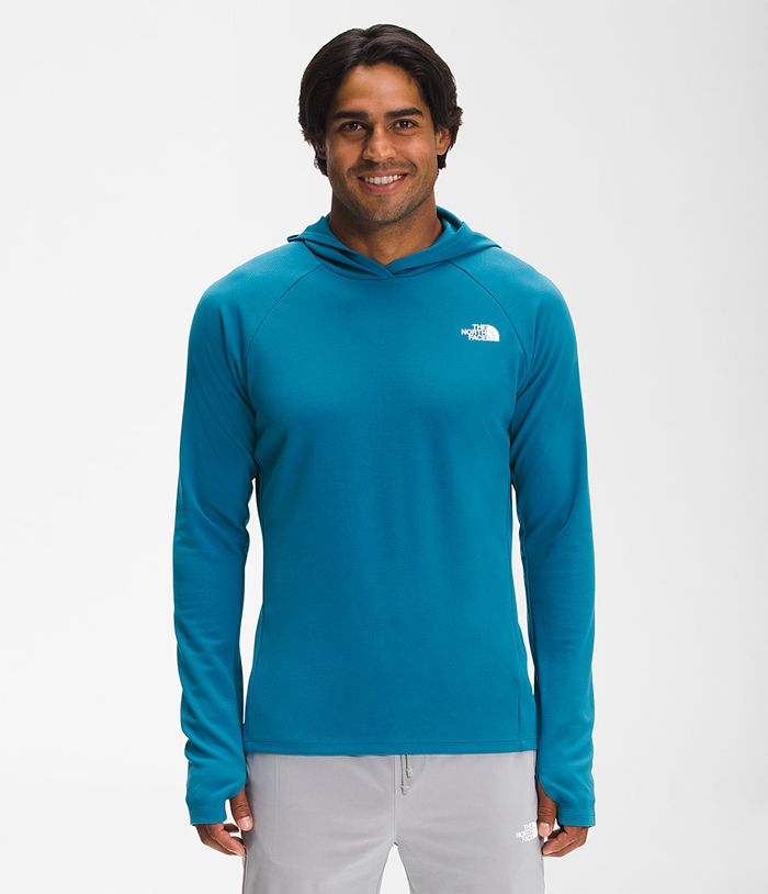 Sudadera Con Capucha The North Face Hombre Wander Sun Azules - Peru 06328RQPL